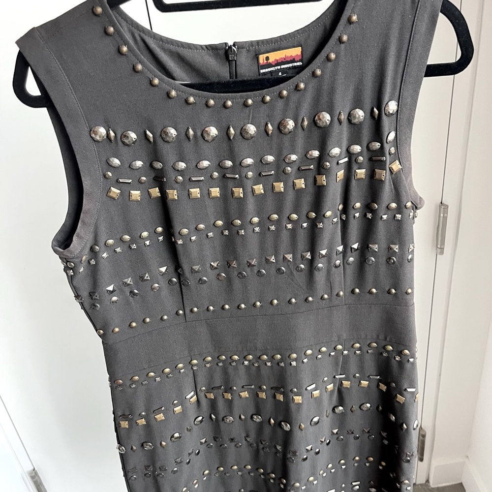 Very Unique Studded A-Line Dress